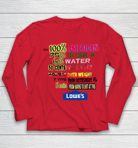I'm 100 American 70 Irish Youth Long Sleeve 7