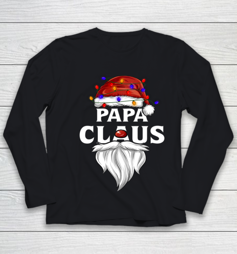 Papa Claus Shirt Christmas Pajama Family Matching Xmas Youth Long Sleeve