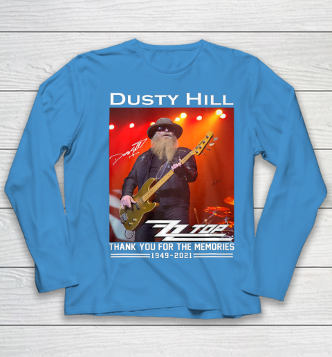 Dusty Hill Thank You For Memories Youth Long Sleeve 5