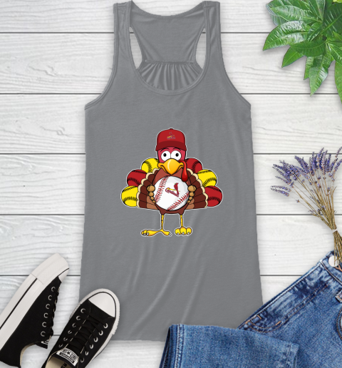 St.Louis Cardinals Turkey thanksgiving Racerback Tank 5