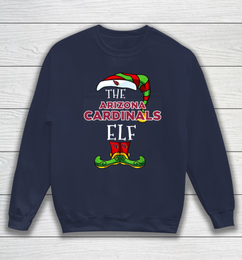 Arizona Cardinals Christmas ELF Funny NFL Sweatshirt 2