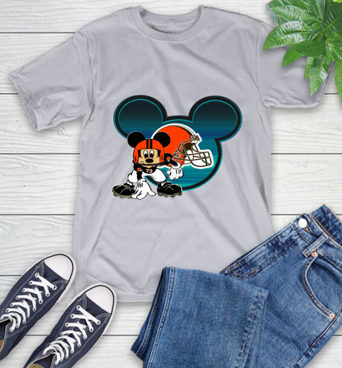 NFL Cleveland Browns Mickey Mouse Disney Football T Shirt T-Shirt 6