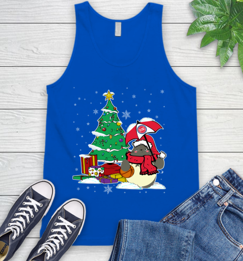 Detroit Pistons NBA Basketball Cute Tonari No Totoro Christmas Sports Tank Top 4