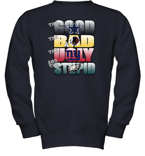 NFL The Good Bad Ugly And Stupid Dallas Cowboys Youth Long Sleeve -  Rookbrand