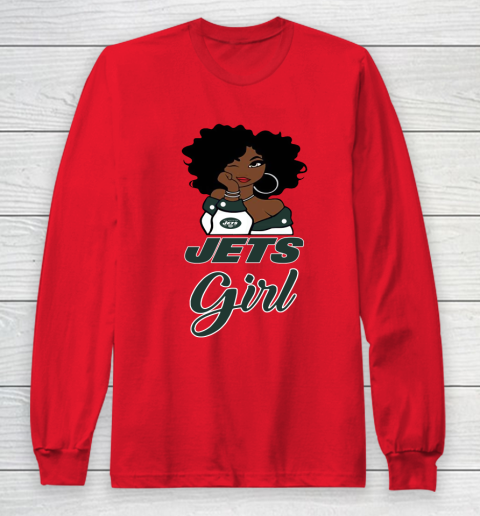 New York Jets Girl NFL Long Sleeve T-Shirt 10