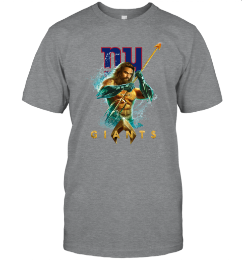 NFL New York Giants Aquaman DC Football Sports xWJTz8K9jtT classic t shirt 2 95 151514 front sport grey
