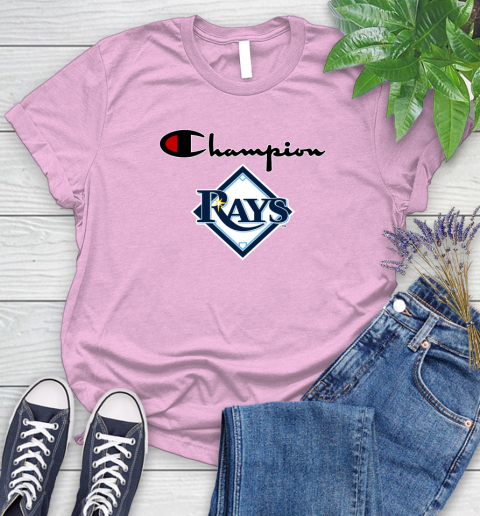 MLB Baseball Tampa Bay Rays Champion Shirt Women's T-Shirt 8