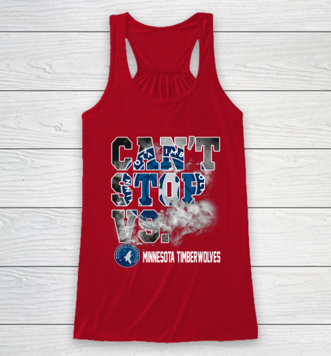 NBA Minnesota Timberwolves Basketball Can't Stop Vs Racerback Tank 4