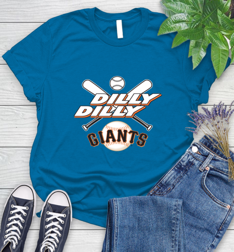 MLB San Francisco Giants Dilly Dilly Baseball Sports Women's T-Shirt 7