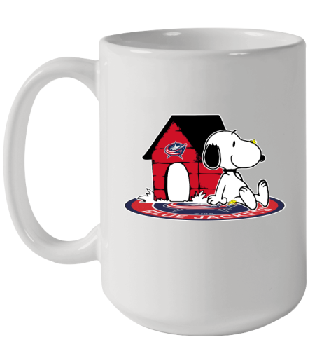 NHL Hockey Columbus Blue Jackets Snoopy The Peanuts Movie Shirt Ceramic Mug 15oz