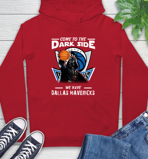 NBA Come To The Dark Side We Have Dallas Mavericks Star Wars Darth Vader Basketball Hoodie 10