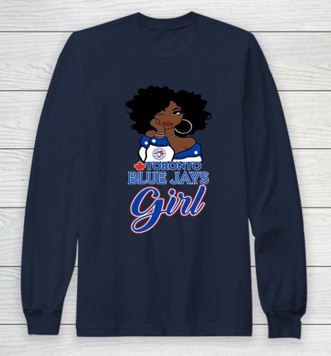 Toronto Blue Jayss Girl MLB Long Sleeve T-Shirt 4