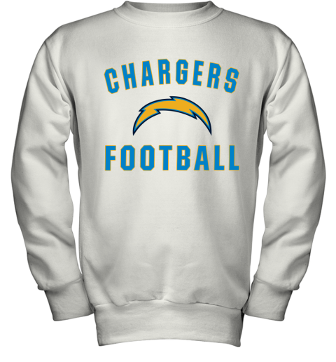 Los Angeles Chargers NFL Pro Line by Fanatics Branded Gray Victory Youth Sweatshirt
