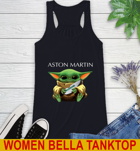 Star Wars Baby Yoda Hugs Aston Martin Car Shirt 44