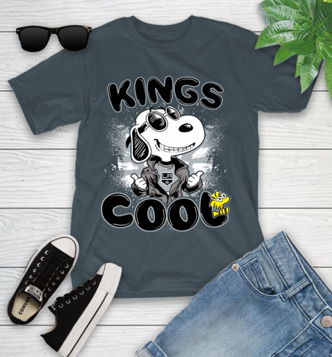 NHL Hockey Los Angeles Kings Cool Snoopy Shirt Youth T-Shirt 9