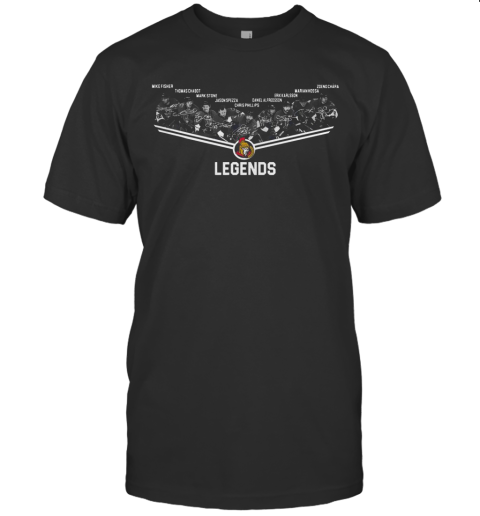 Senators Facing Elimination Legends Team Player Signature T-Shirt
