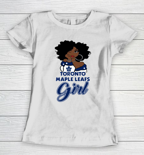 Toronto Maple Leafs Girl NHL Women's T-Shirt 3
