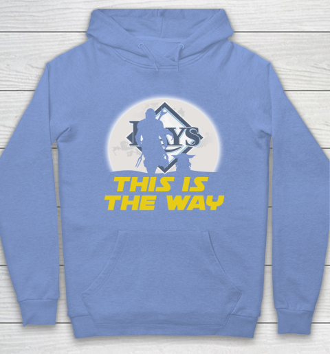 Tampa Bay Rays MLB Baseball Star Wars Yoda And Mandalorian This Is The Way Hoodie 8