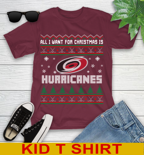 Carolina Hurricanes NHL Hockey All I Want For Christmas Is My Team Sports 101