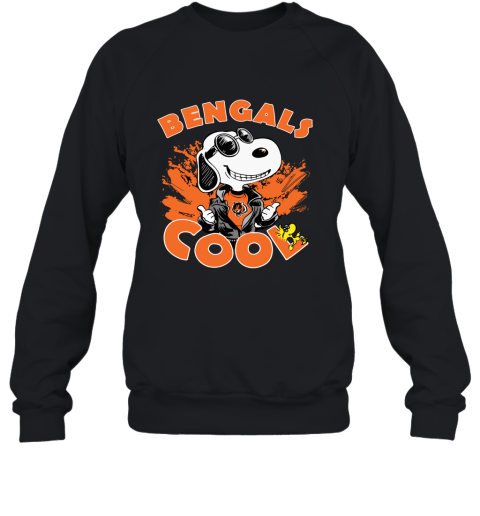 Cincinnati Bengals Snoopy Joe Cool We're Awesome Sweatshirt