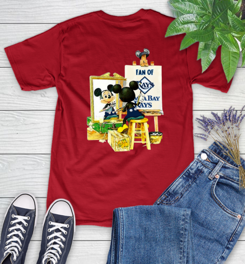 MLB Baseball Tampa Bay Rays Mickey Drawing Shirt 92