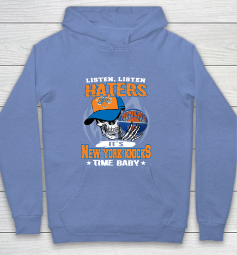 Listen Haters It is KNICKS Time Baby NBA Youth Hoodie 8