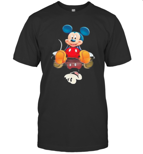 Mickey Present Water Mirror Reflection T-Shirt