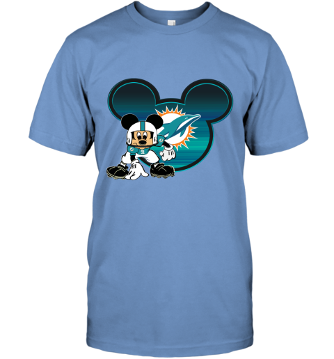 Mickey Mouse Miami Dolphins T-Shirt - TeeNaviSport