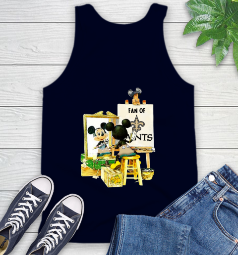 NFL Football New Orleans Saints Mickey Drawing Shirt 67