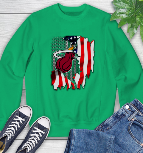 Miami Heat NBA Basketball American Flag Sweatshirt 8 Miami Heat NBA Basketball American Flag Sweatshirt - Image 8