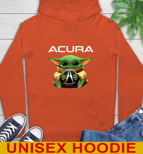 Star Wars Baby Yoda Hugs Acura Car Shirt 16