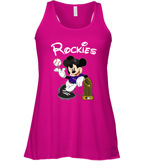 Colorado Rockies Mickey Taking The Trophy MLB 2019 Racerback Tank
