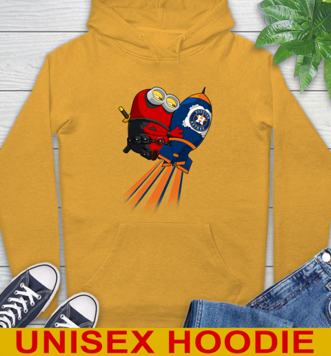 MLB Baseball Houston Astros Deadpool Minion Marvel Shirt Hoodie 2