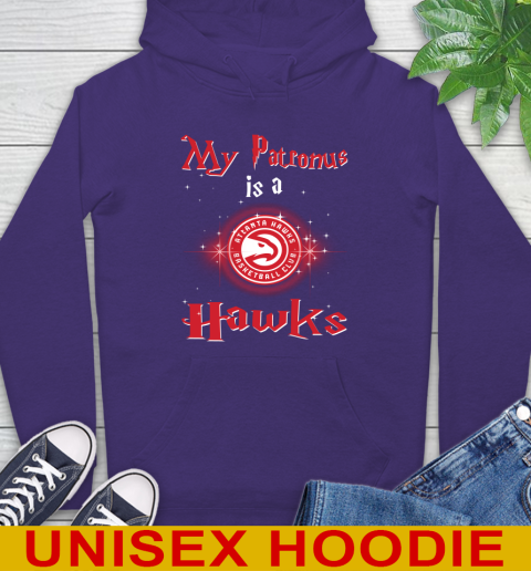 NBA Basketball Harry Potter My Patronus Is A Atlanta Hawks Hoodie 5