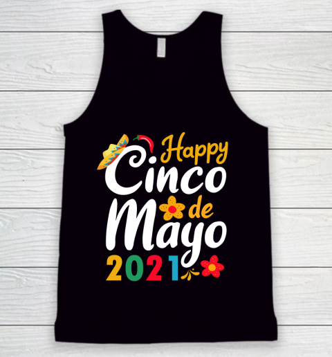 Happy Cinco de Mayo 2021 Mexico Tank Top