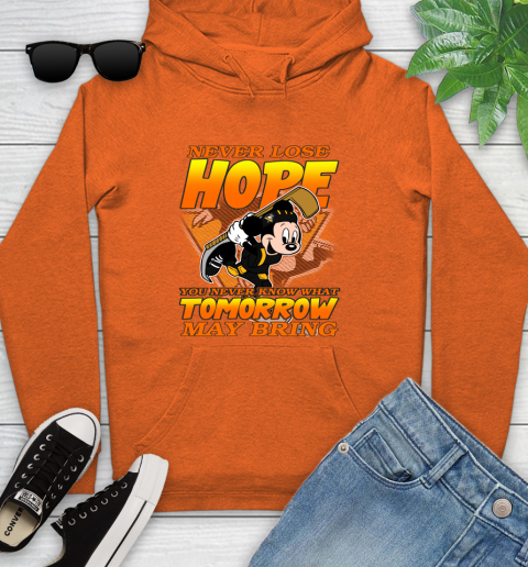 Pittsburgh Penguins NHL Hockey ootball Mickey Disney Never Lose Hope Youth Hoodie 4