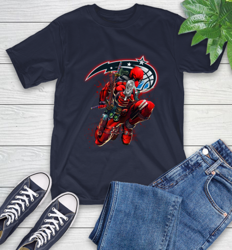 NBA Deadpool Marvel Comics Sports Basketball Orlando Magic T-Shirt 4