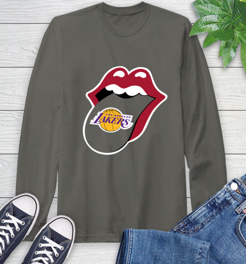 Los Angeles Lakers NBA Basketball Lips I Root For My Team Adoring Fan 65