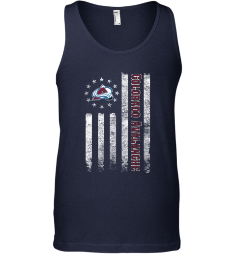 NHL American Flag Hockey Sports Colorado Avalanche Tank Top 2
