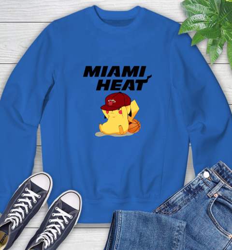NBA Pikachu Basketball Sports Miami Heat Sweatshirt 8