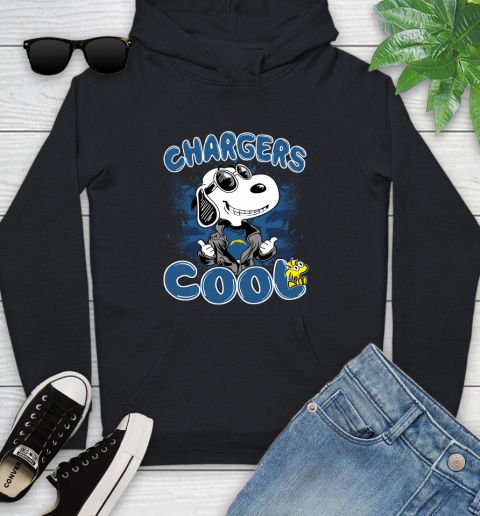 NFL Football Los Angeles Chargers Cool Snoopy Shirt Youth Hoodie
