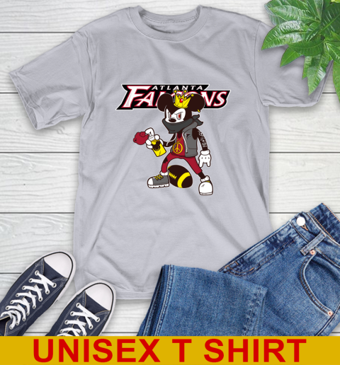 Atlanta Falcons NFL Football Mickey Peace Sign Sports T-Shirt 6