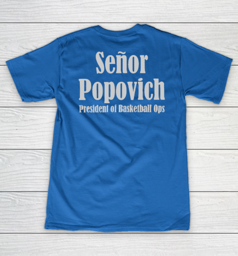 Coach Pop El Jefe (print on front and back) V-Neck T-Shirt 10