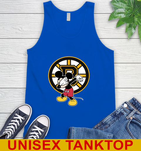 Boston Bruins NHL Hockey Dabbing Mickey Disney Sports Tank Top 5