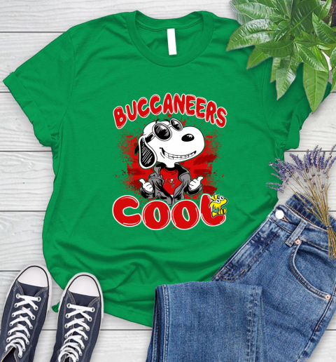 NFL Football Tampa Bay Buccaneers Cool Snoopy Shirt Women's T-Shirt 7