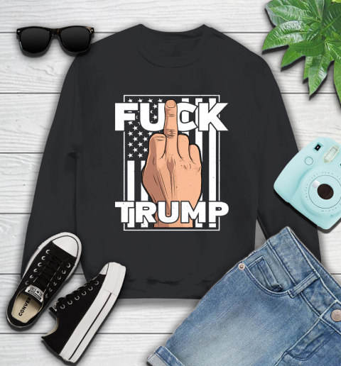 Fuck Trump Middle Finger Anti Republican T Shirt 25