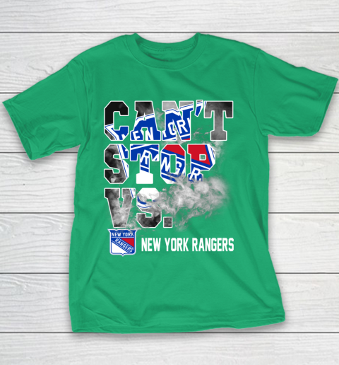NHL New York Rangers Hockey Can't Stop Vs Youth T-Shirt 3