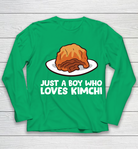 Just a Boy Who Loves Kimchis Funny Kimchi Youth Long Sleeve 4