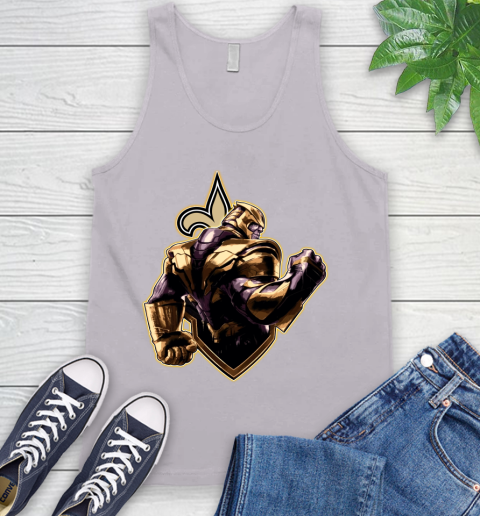 NFL Thanos Avengers Endgame Football Sports New Orleans Saints Tank Top 4