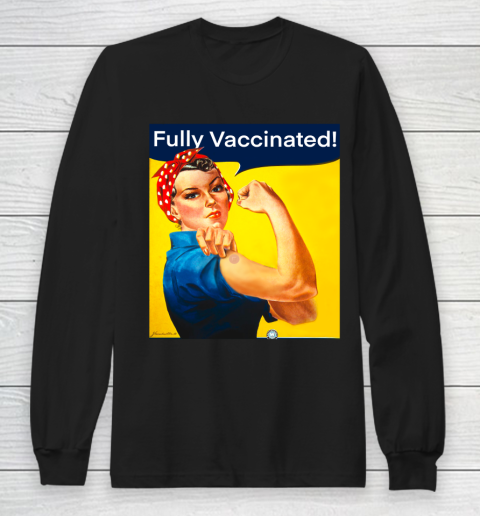 Fully Vaccinated Women Long Sleeve T-Shirt